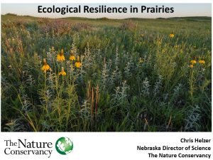 Ecological Resilience in Prairies
